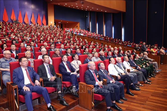 Các đại biểu dự Lễ kỷ niệm 80 năm thành lập Chính phủ. Ảnh: Thống Nhất – TTXVN
