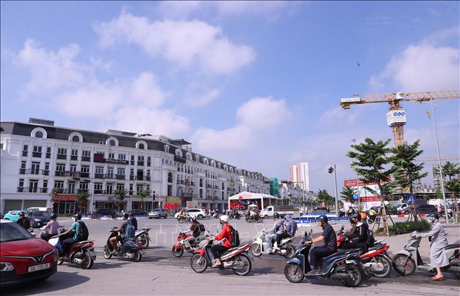Ngã tư hướng phố Lê Giản. Ảnh: Văn Điệp – TTXVN