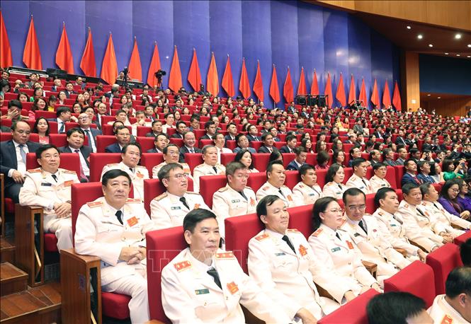 Các đại biểu dự Lễ kỷ niệm 80 năm thành lập Chính phủ. Ảnh: Thống Nhất – TTXVN
