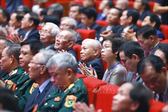 Các đại biểu dự Lễ kỷ niệm 80 năm thành lập Chính phủ. Ảnh Dương Giang-TTXVN