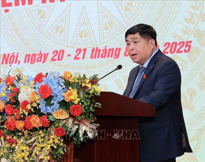 Phó Thủ tướng Nguyễn Chí Dũng phát biểu chỉ đạo Đại hội. Ảnh: Phạm Hậu-TTXVN
