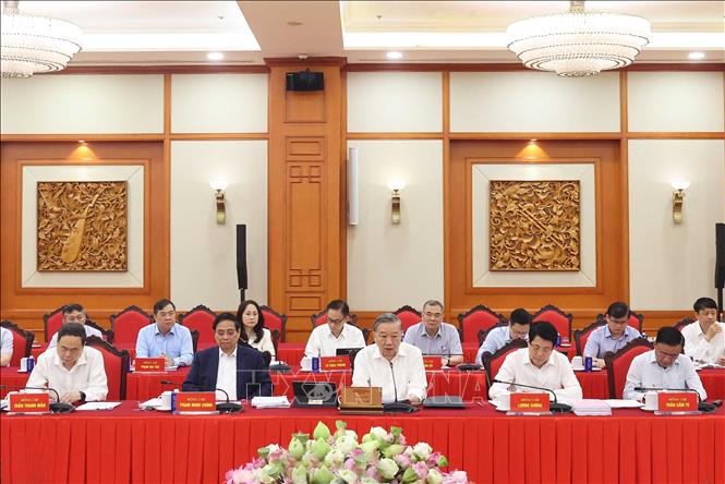 Tổng Bí thư Tô Lâm phát biểu. Ảnh: Thống Nhất – TTXVN