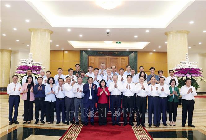 Tổng Bí thư Tô Lâm và các đại biểu. Ảnh: Thống Nhất – TTXVN