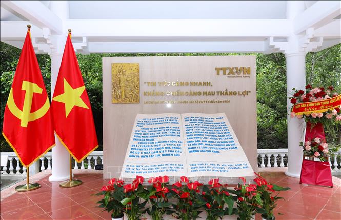 Khu di tích Việt Nam Thông tấn xã tại xã Tân Trào, tỉnh Tuyên Quang. Ảnh: Thành Phương – TTXVN