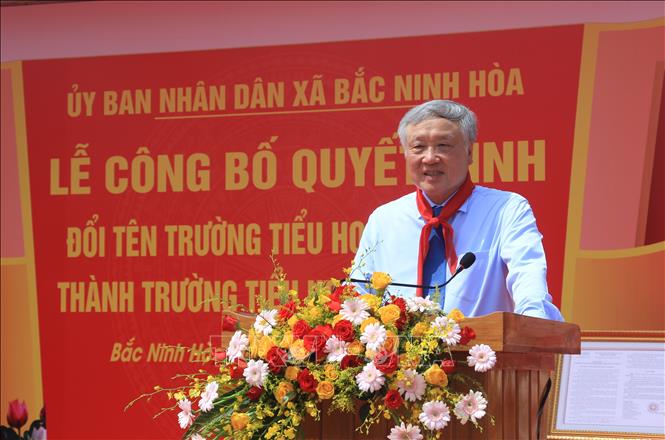 Phó Thủ tướng Thường trực Nguyễn Hòa Bình phát biểu chỉ đạo tại buổi lễ. Ảnh: Phan Sáu - TTXVN