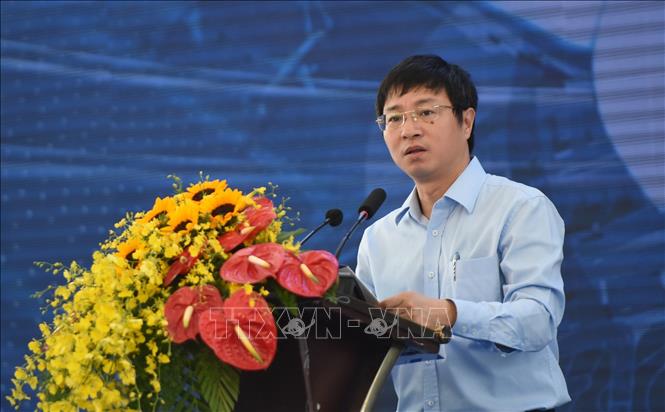 Ông Nguyễn Cao Cường - Phó Tổng Giám đốc Tổng Công ty Cảng hàng không Việt Nam phát biểu tại Ngày hội. Ảnh: Công Phong - TTXVN