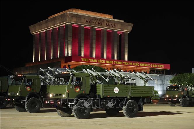 Several types of tactical combat UAVs capable of offensive operations, along with loitering munitions for reconnaissance and attack, produced by Viettel. VNA Photo