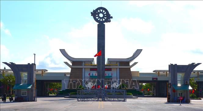 Cửa khẩu quốc tế Mộc Bài, tỉnh Tây Ninh. Ảnh: Minh Phú - TTXVN