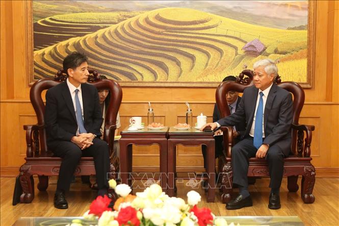 Quang cảnh buổi tiếp. Ảnh: TTXVN phát
