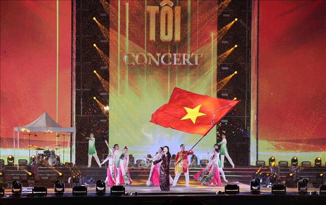 Các tiết mục tại Concert “Việt Nam trong tôi”. Ảnh: Lê Đông - TTXVN