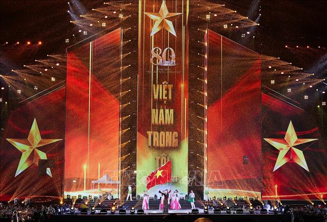 Các tiết mục tại Concert “Việt Nam trong tôi”. Ảnh: Lê Đông - TTXVN