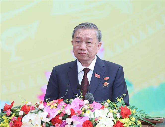 Tổng Bí thư Tô Lâm phát biểu. Ảnh: Thống Nhất – TTXVN