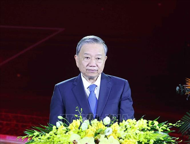 Tổng Bí thư Tô Lâm phát biểu. Ảnh: Thống Nhất – TTXVN