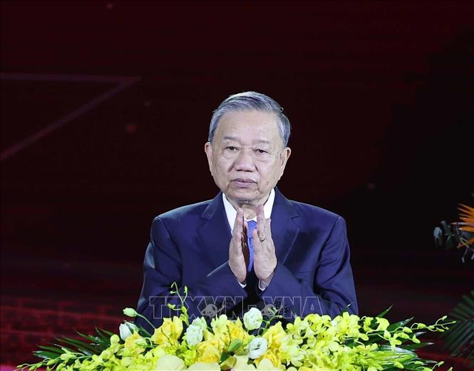 Tổng Bí thư Tô Lâm phát biểu. Ảnh: Thống Nhất – TTXVN