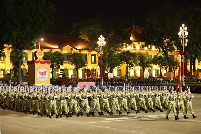 Một số binh chủng của Quân đội. Ảnh: Hoàng Hà - TTXVN 