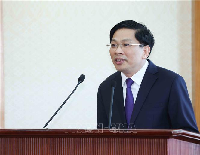Đồng chí Đặng Văn Dũng, Phó Trưởng Ban Nội chính Trung ương phát biểu tại buổi lễ. Ảnh: Phương Hoa - TTXVN