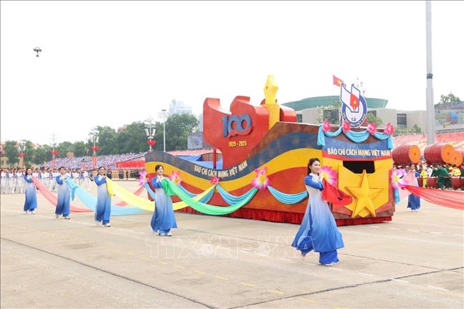 Khối Báo chí Cách mạng. Ảnh: Hoàng Hà - TTXVN