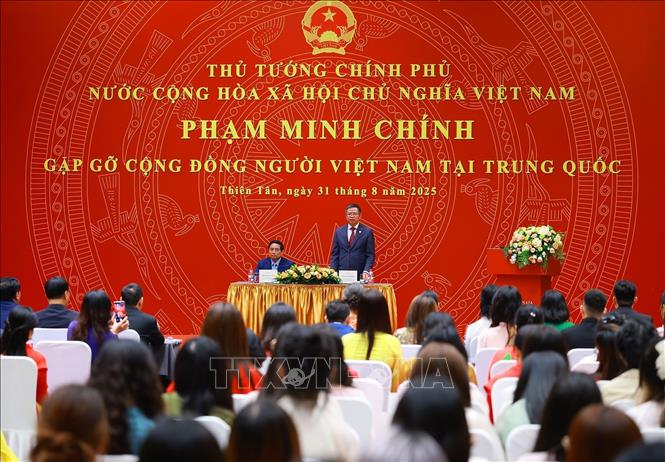 Đại sứ Việt Nam tại Trung Quốc Phạm Thanh Bình phát biểu. Ảnh: Dương Giang-TTXVN 