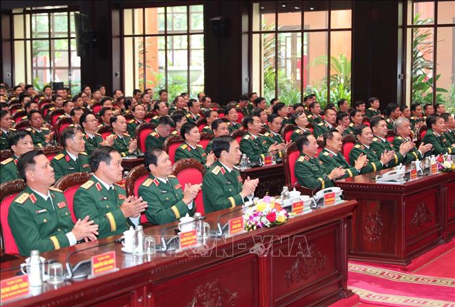Các đại biểu dự buổi lễ. Ảnh: Trọng Đức - TTXVN