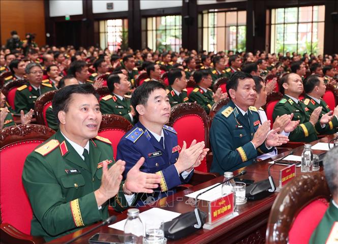 Các đại biểu dự buổi lễ. Ảnh: Trọng Đức - TTXVN