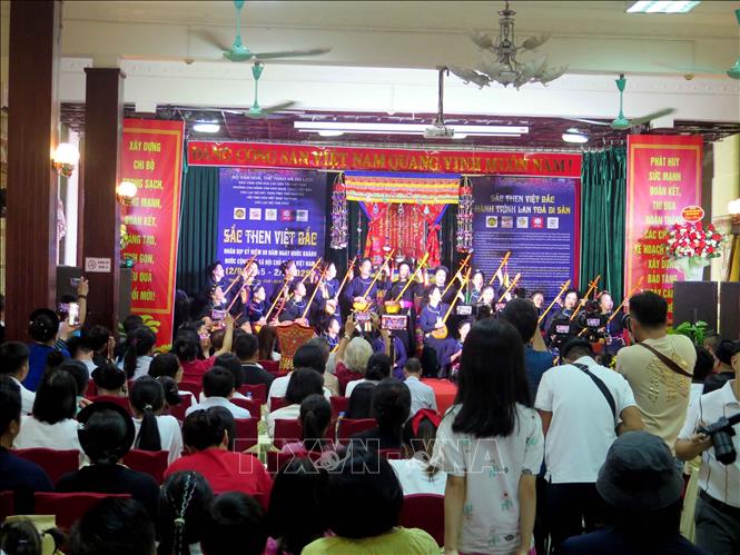 Quang cảnh chương trình. Ảnh: Thu Hằng-TTXVN         