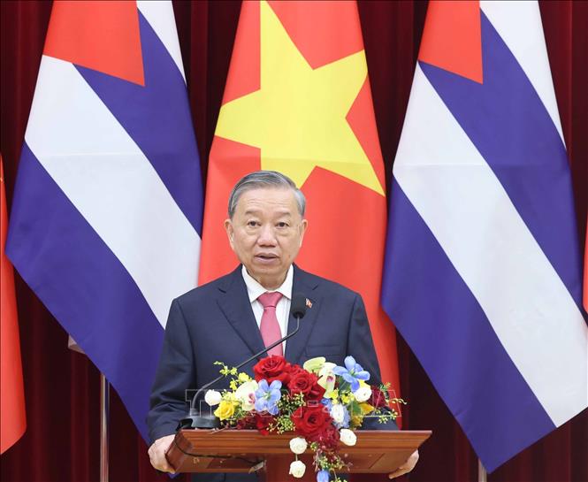 Tổng Bí thư Tô Lâm phát biểu. Ảnh: Thống Nhất – TTXVN