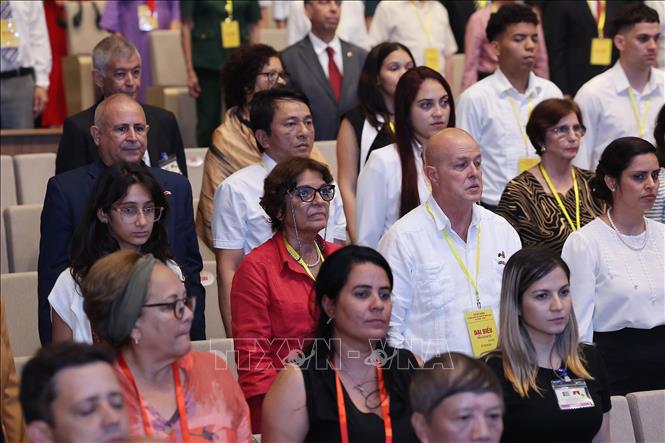 Đại biểu dự lễ kỷ niệm. Ảnh: Lâm Khánh - TTXVN