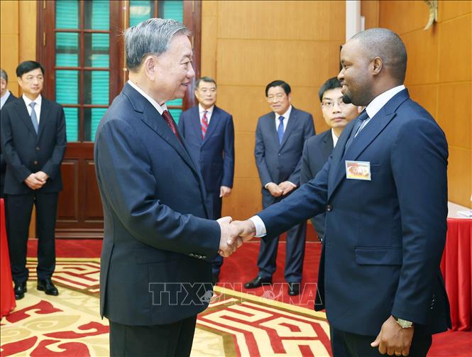 Tổng Bí thư Tô Lâm với các đại biểu. Ảnh: Thống Nhất - TTXVN

