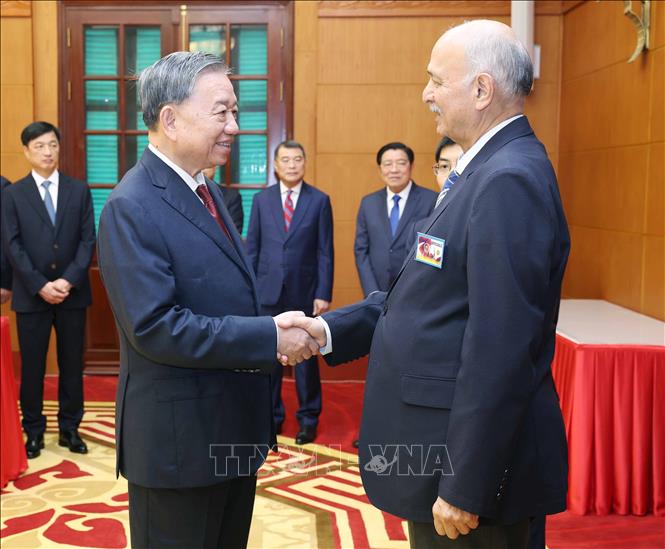 Tổng Bí thư Tô Lâm với các đại biểu. Ảnh: Thống Nhất - TTXVN
