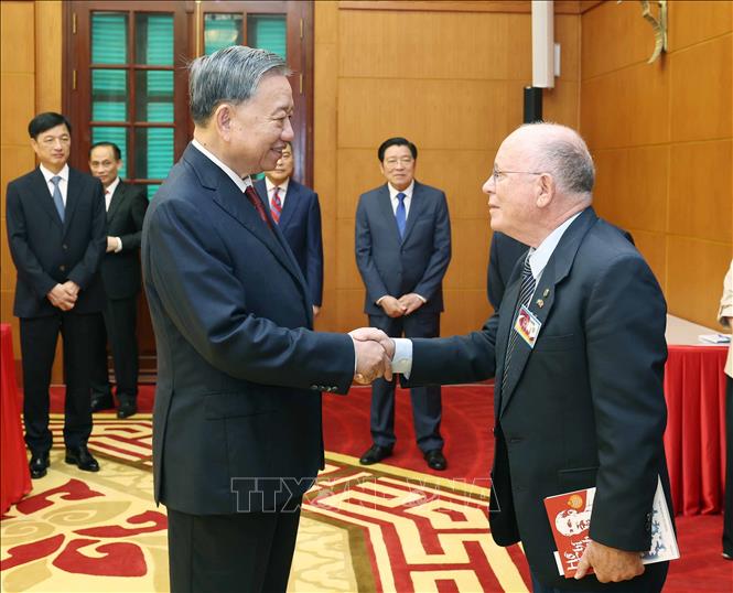 Tổng Bí thư Tô Lâm với các đại biểu. Ảnh: Thống Nhất - TTXVN

