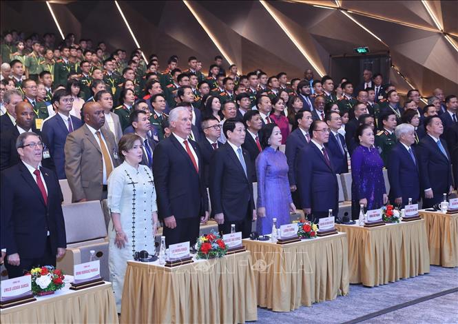 A view of the meeting. VNA Photo: Lâm Khánh 