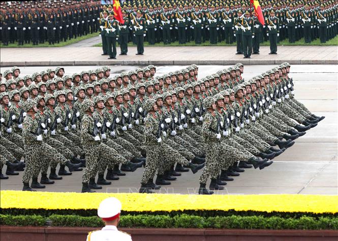 Khối chiến sĩ Đặc công. Ảnh: Phương Hoa - TTXVN