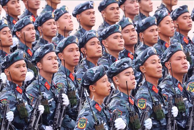 Khối lực lượng Tác chiến không gian mạng. Ảnh: Văn Điệp - TTXVN