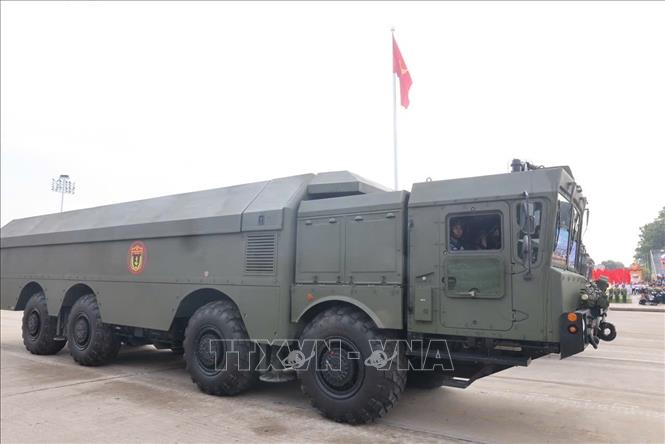 The Bastion-P missile system, one of the world’s most advanced mobile coastal defense missile systems. VNA Photo