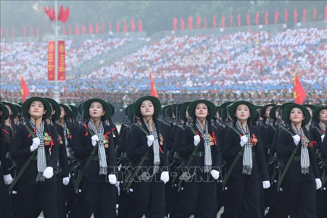 Khối nữ Du kích miền Nam. Ảnh: Lâm Khánh - TTXVN