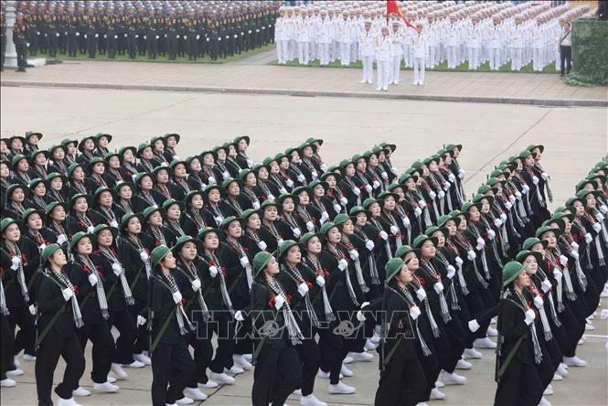 Khối nữ Du kích miền Nam. Ảnh: Phương Hoa - TTXVN