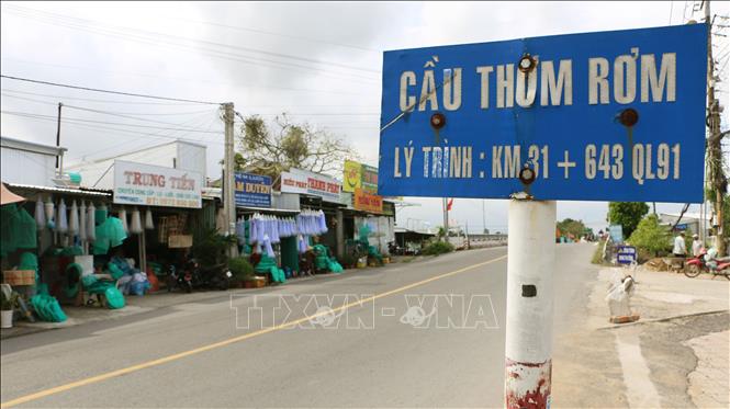 Địa danh Thơm Rơm gắn liền với tên làng nghề. Ảnh: Tuấn Phi-TTXVN