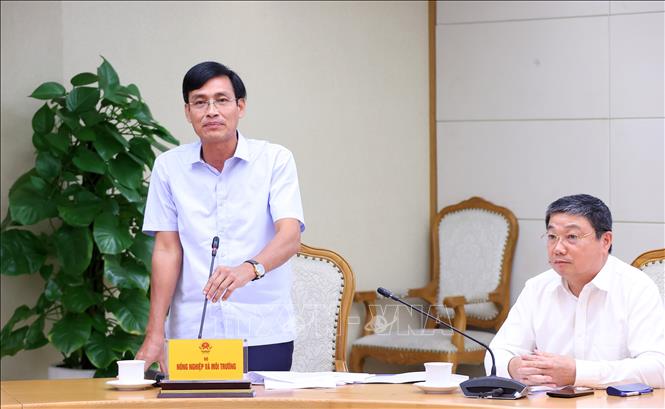  Thứ trưởng Bộ Nông nghiệp và Môi trường Trần Quý Kiên phát biểu. Ảnh: Văn Điệp – TTXVN