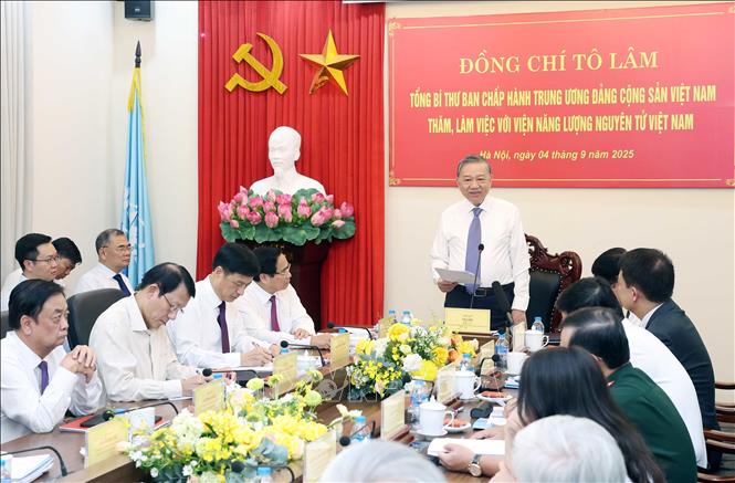 Tổng Bí thư Tô Lâm phát biểu. Ảnh: Thống Nhất – TTXVN