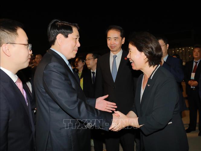 Chủ tịch nước Lương Cường rời Bắc Kinh về nước, kết thúc chuyến tham dự Lễ kỷ niệm 80 năm chiến thắng phát xít của nhân dân thế giới và làm việc tại Trung Quốc. Ảnh: Lâm Khánh – TTXVN
