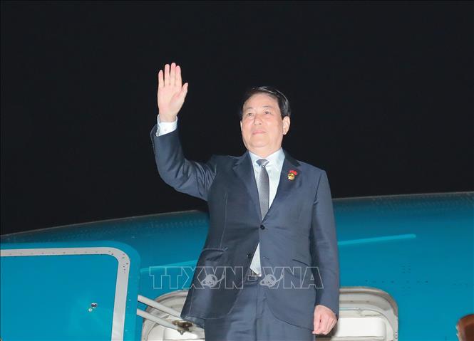 Chủ tịch nước Lương Cường rời Bắc Kinh về nước, kết thúc chuyến tham dự Lễ kỷ niệm 80 năm chiến thắng phát xít của nhân dân thế giới và làm việc tại Trung Quốc. Ảnh: Lâm Khánh – TTXVN