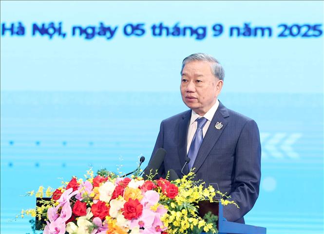 Tổng Bí thư Tô Lâm phát biểu. Ảnh: Thống Nhất – TTXVN