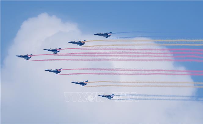 Ngày 3/9/2025, Trung Quốc long trọng tổ chức Lễ duyệt binh kỷ niệm 80 năm chiến thắng phát xít của nhân dân thế giới tại Quảng trường Thiên An Môn ở thủ đô Bắc Kinh. Ảnh: THX/TTXVN