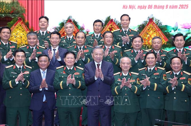 Tổng Bí thư Tô Lâm và các đại biểu. Ảnh: Thống Nhất – TTXVN