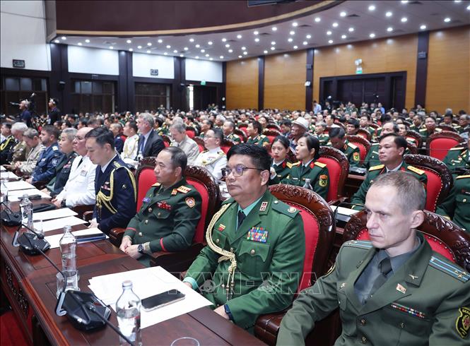 Các đại biểu tham dự lễ kỷ niệm. Ảnh: Thống Nhất – TTXVN