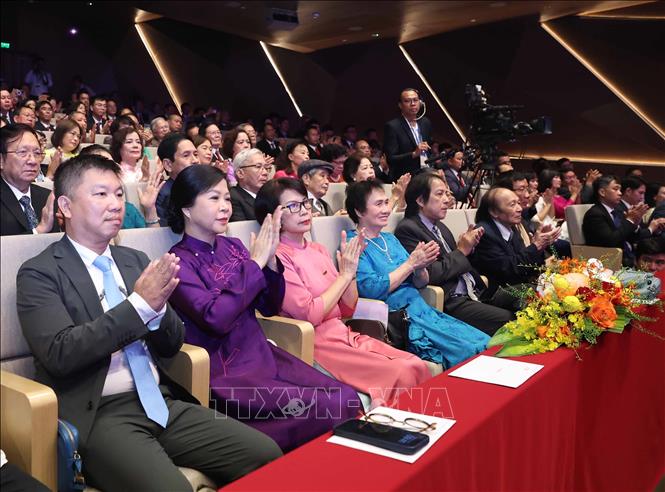 Các đại biểu tham dự buổi lễ. Ảnh: Thống Nhất – TTXVN