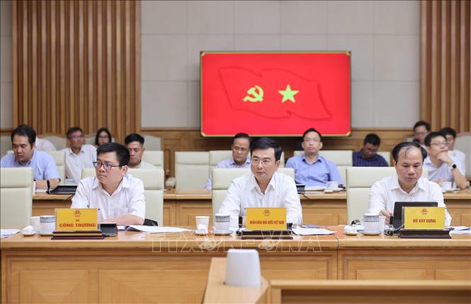 Các đại biểu tham dự buổi làm việc. Ảnh: Dương Giang-TTXVN
