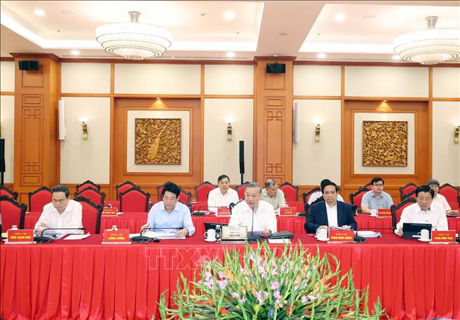 Tổng Bí thư Tô Lâm phát biểu. Ảnh: Thống Nhất – TTXVN