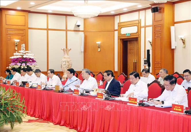 Tổng Bí thư Tô Lâm phát biểu. Ảnh: Thống Nhất – TTXVN