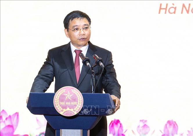 Bộ trưởng Bộ Tài chính Nguyễn Văn Thắng phát biểu. Ảnh: Phạm Hậu - TTXVN
